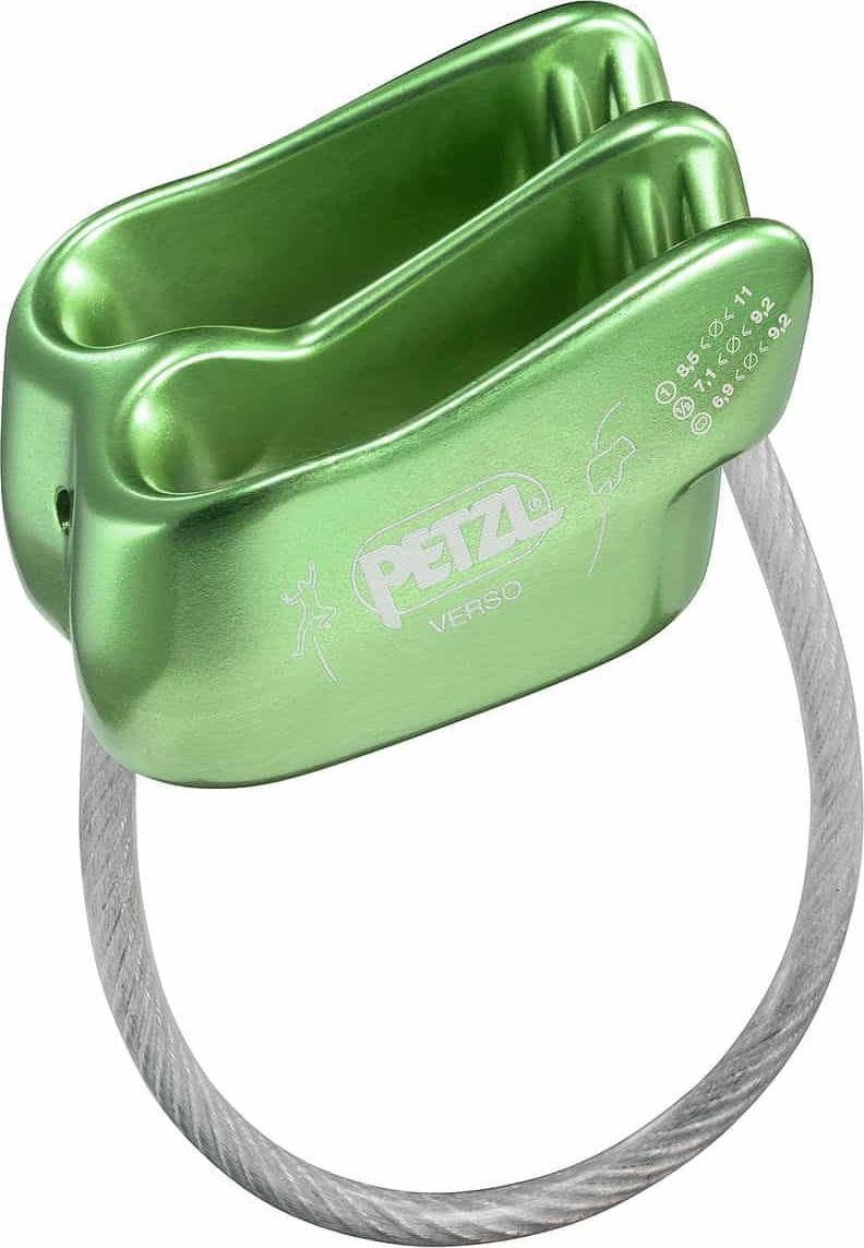 Petzl Verso tube-brems i grønn farge