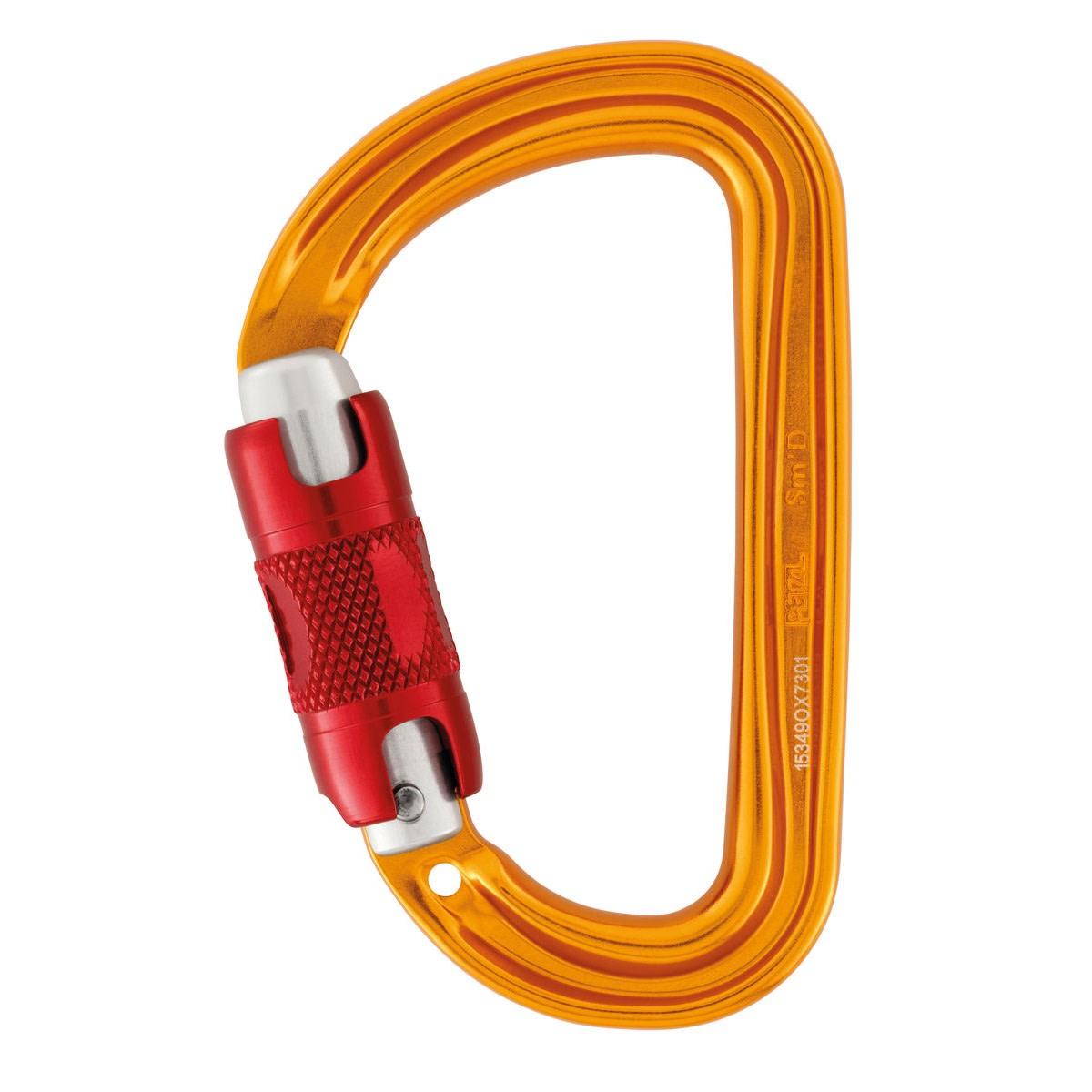 Petzl Sm'D Twist Lock karabiner i sølv farge