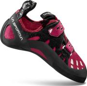 La Sportiva Tarantula klatresko dame i rød-plomme farge