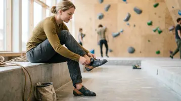 Klatresko nybegynner illustrert som klatresko hos Klatreutstyroversikt