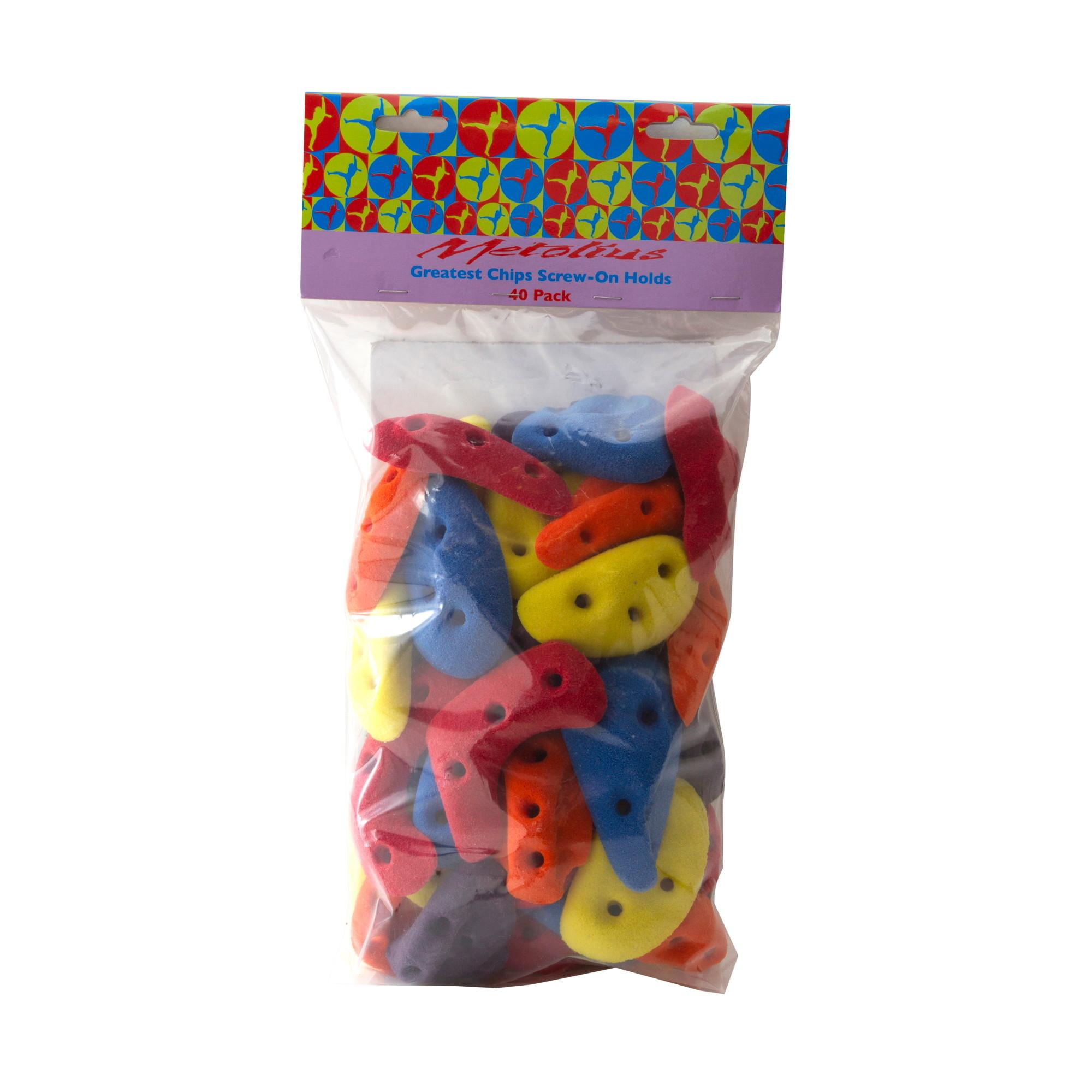 Metolius PU Greatest Chips Screw On 40 stk klatregrep