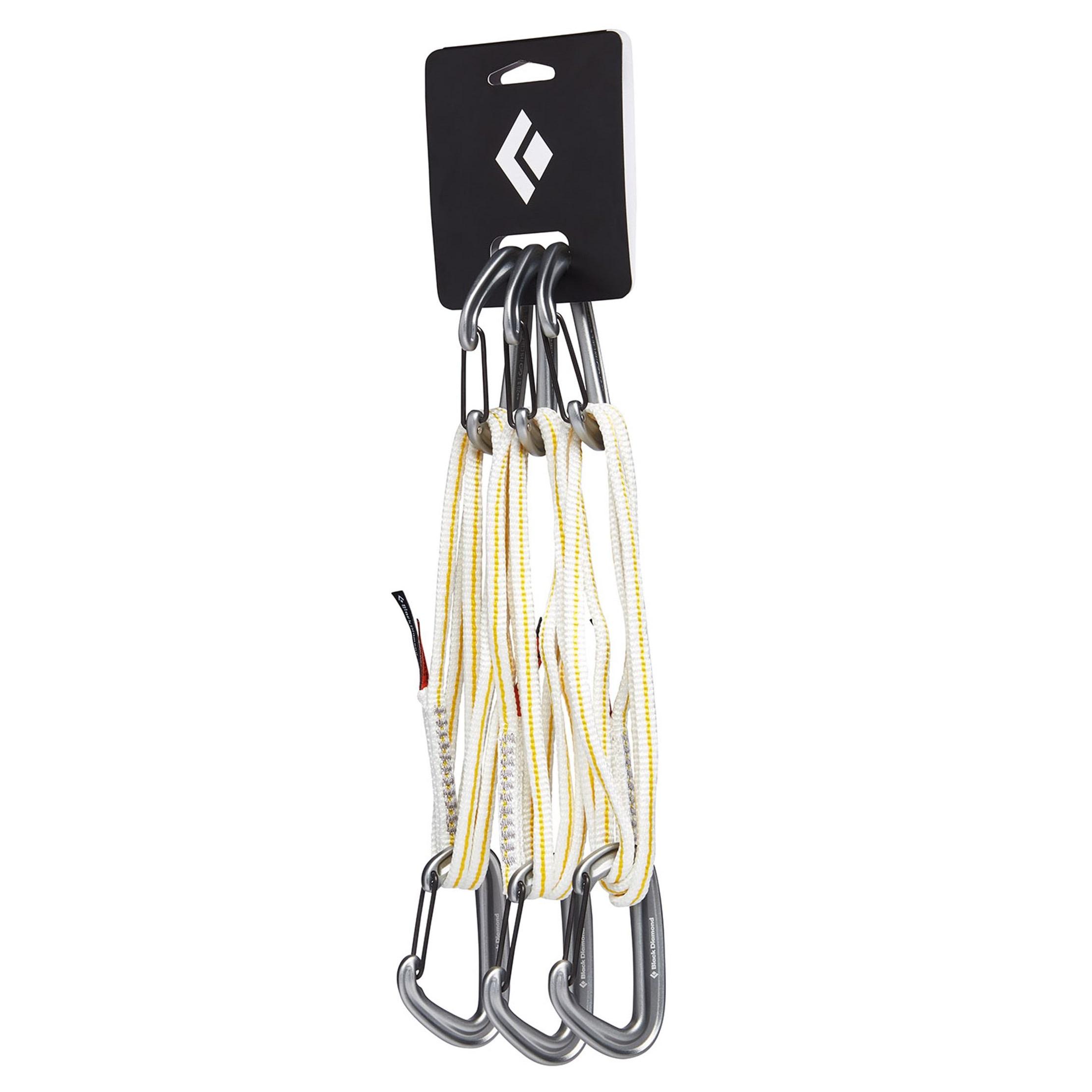 Black Diamond MiniWire Alpine Quickdraw 3-pakk i grå farge