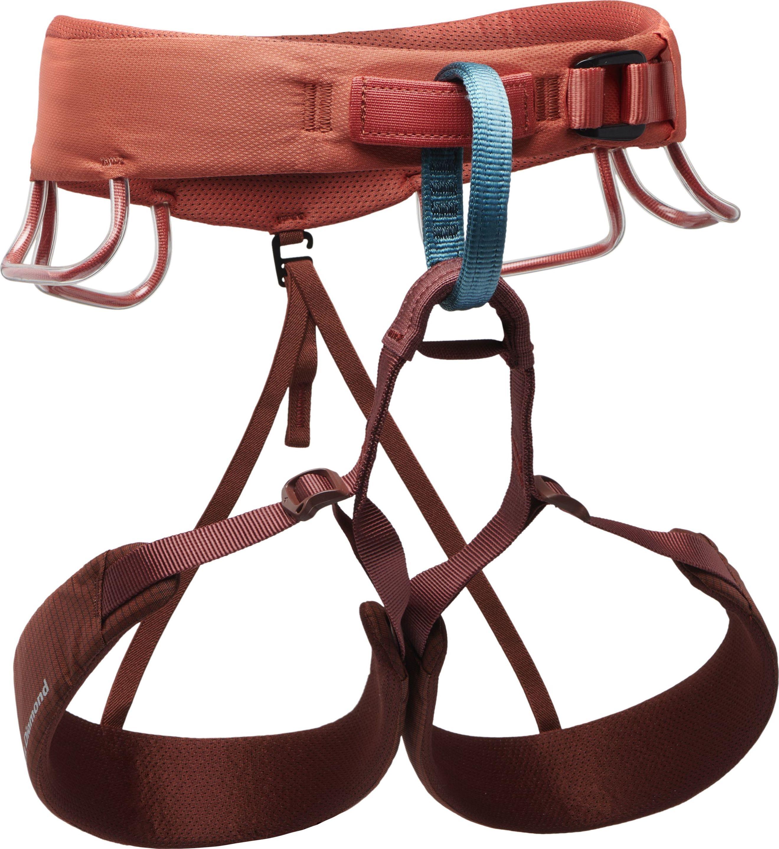 Black Diamond Momentum Harness dame i baja sunrise-farve