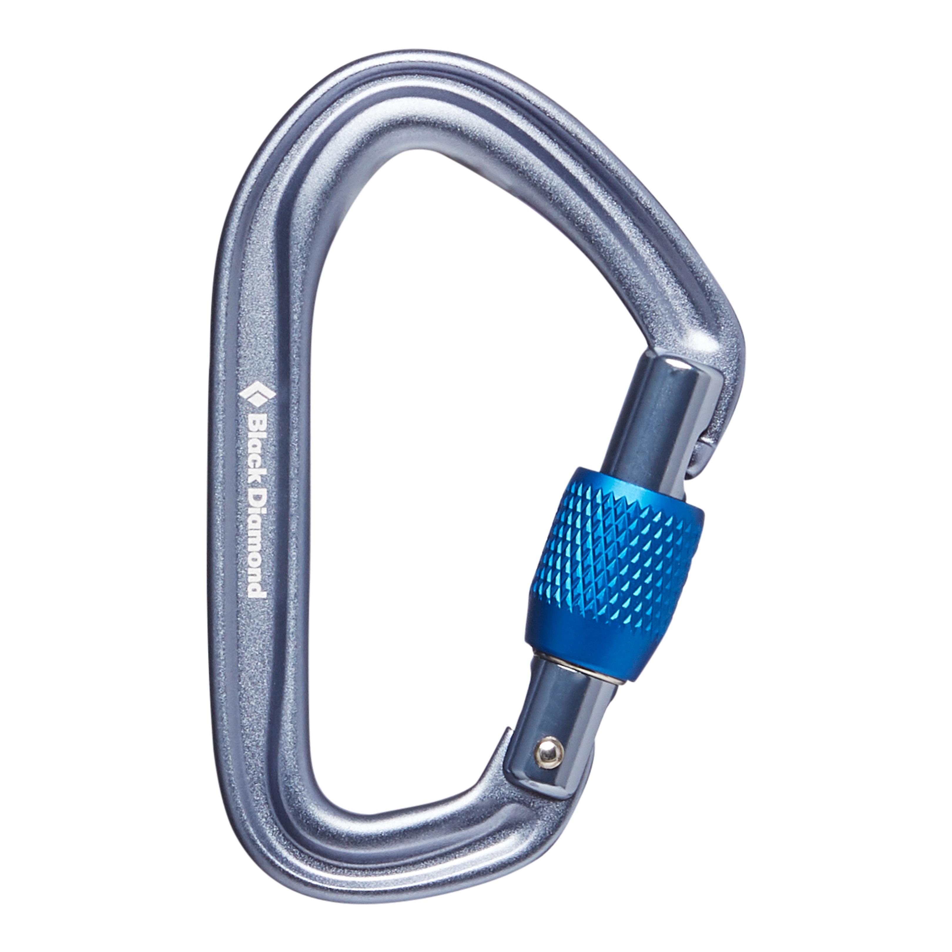 Black Diamond HotForge Screwgate karabiner i grå farge