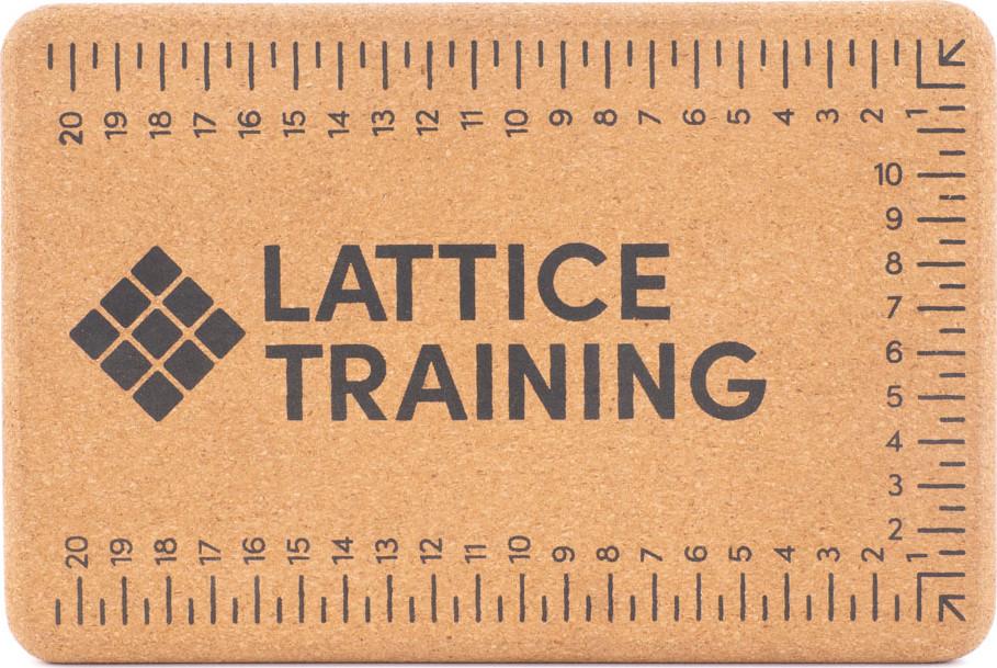 Lattice Training Flex Block Cork mobilitetsverktøy i kork