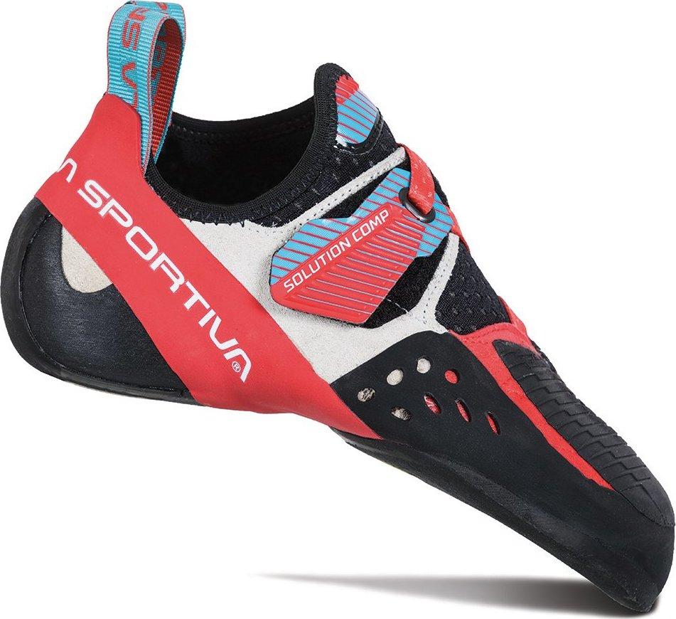 La Sportiva Solution Comp klatresko dame i hibiscus og malibu blue